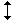 Vertical resize cursor shape