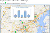 Overlaying SAS-generated reports on Google maps