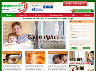 usapestcontrol.us website designed and built by Lenetek